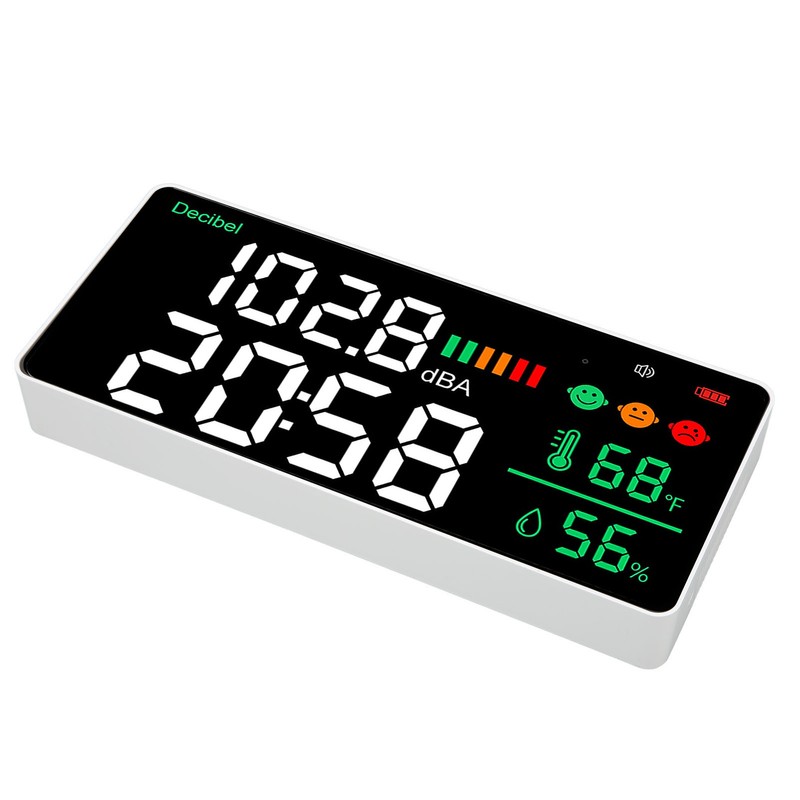 Decibel Meter 30 To 130db Wall Mounted Sound Level Reader