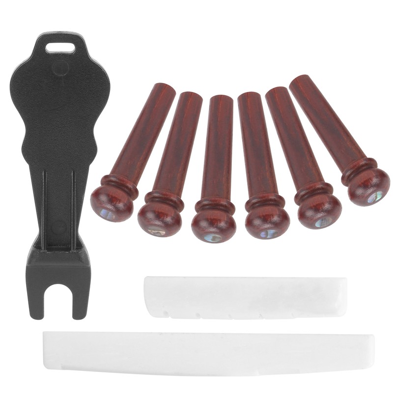 Guitar Bridge Pin Pegs Puller Cocobolo Wood Stringed Instrument Accessories
