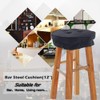 Big Hippo Bar Stool Cushion,Thicken Memory Foam Round Bar Stool