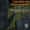 FOXKULL Tactical Gloves for Men, Touchscreen Motorcycle Gloves with Hard