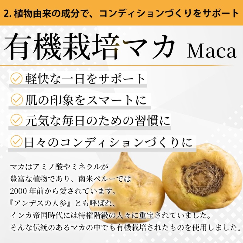 Kobe Lohas Food's Concentrated Maca & Zinc, 60 Tablets, 30-Day
