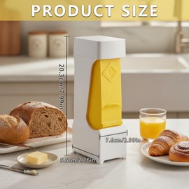 Charunee Butter Cutter,One Click Butter Cutter Slicer,Efficient Butter Dispenser Stick with Stainless Steel Blade,Butter slicer cutter that can store butter,for Bread, Cakes, Cookies Easy to Operate