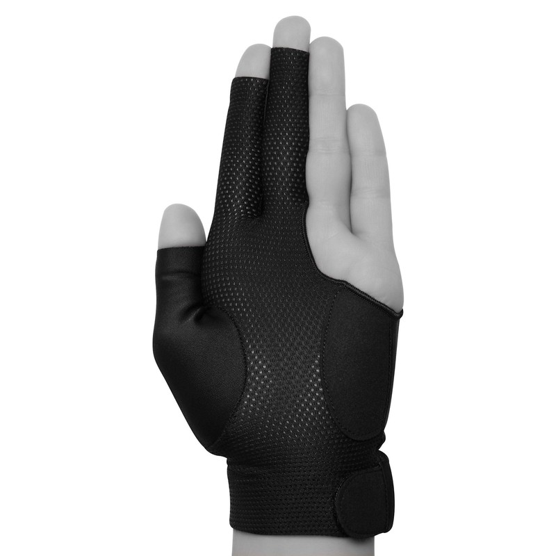 Kamui Billiard Glove Quickdry, for Left Hand, Black - (XL)