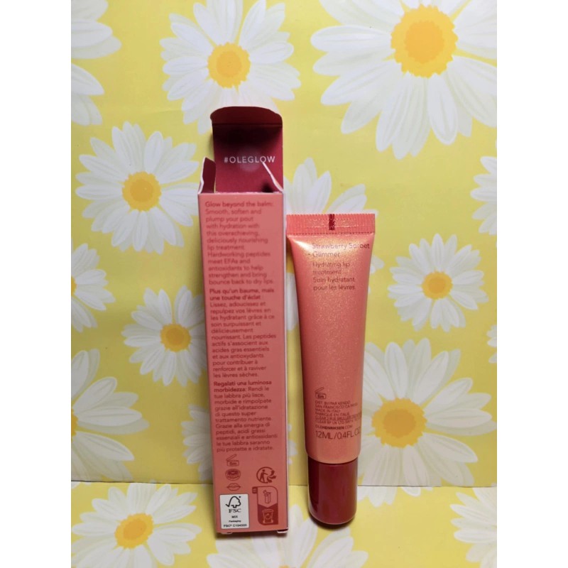 Ole Henriksen Pout Preserve STRAWBERRY SORBET GLIMMER Lip Treatment 0.4