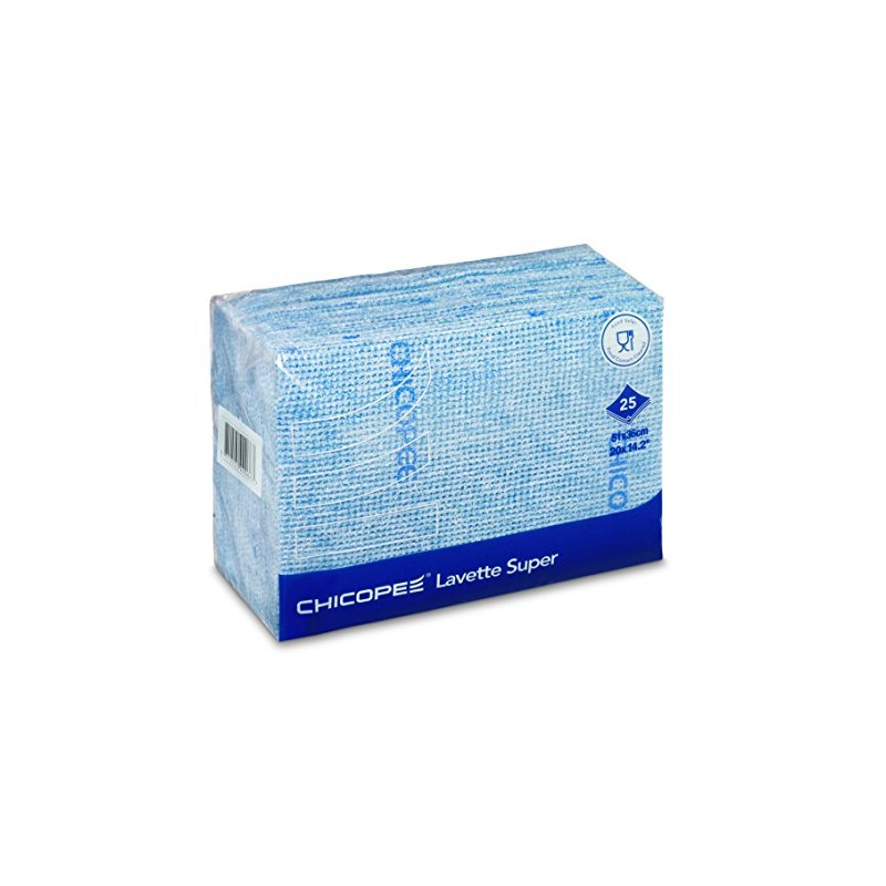 Chicopee 74466 Lavette Super Cleaning Cloths Pack of 25, Blue