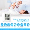 Vaikby Indoor Thermometer 2Pack, Humidity Gauge Meter Digital Hygrometer Room