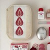 Cute Fashionable Plush Embroidered Strawberry, Pen Case, High School Students,