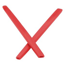 Mryok Replacement Ear Socks for Oakley Square Wire 2 (2014) OO4075 Sunglasses - Options, red