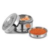 Milton Bocadillo de acero inoxidable Tiffin, 700 ml, acero liso