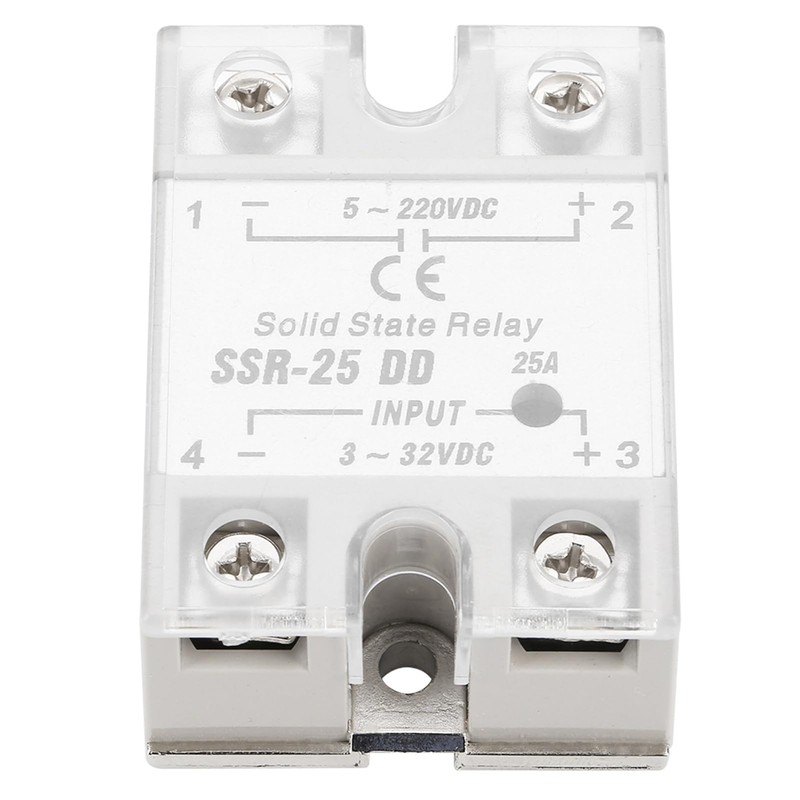 LOCADENCE SSR 25 DD 25A 5~220VDC Solid State Relay, no