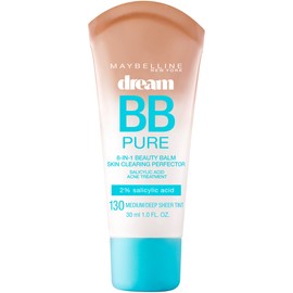 Maybelline Dream Pure BB Cream, Medium/Deep, 1 fl. oz. (Packaging May Vary)