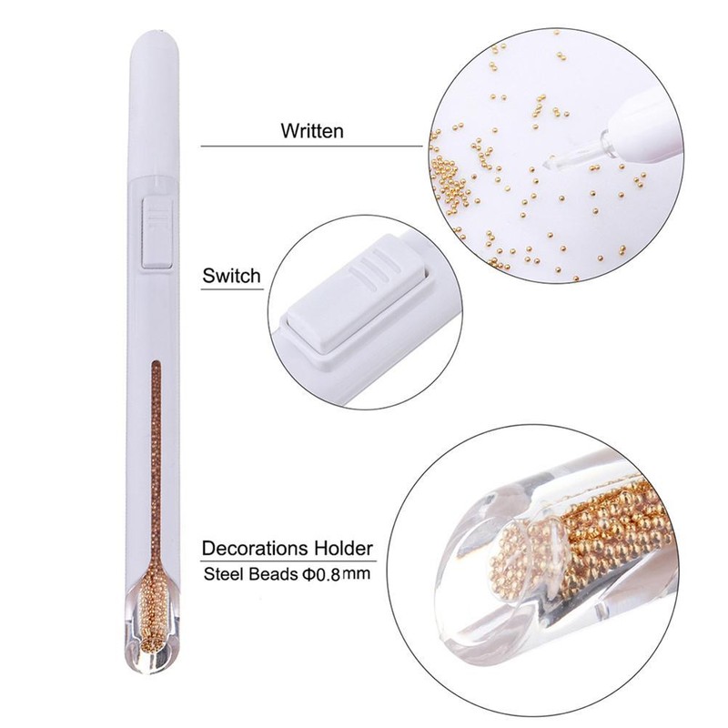 Nail Art Dotting Pen Salon Multi Functional Nail Beads Dotting