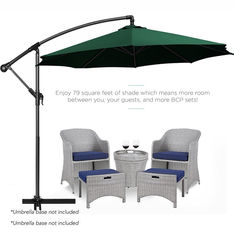 GLDDFDG 9Ft 6 Ribs Patio Umbrella Replacement Canopy (Canopy only),