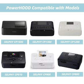 PowerHOOD 24V AC/DC Adapter Compatible with Canon SELPHY CP1500 CP1300 CP1200 CP910 CP900 CP800 CP780 CP770 Wireless Compact Photo Printer 5539C001 5540C002 24 Volt Power Supply Cord Charger Cable PSU