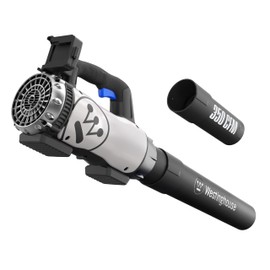 Westinghouse Cordless 20V Leaf Blower Tool Only, 350 CFM and 110 MPH Max Airspeed, 2 hr. Charge Time with Variable Speeds