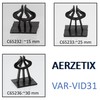 AERZETIX - C65233 - Lot of 100 reinforcement wedges with