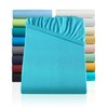 Jersey Fitted Sheet All Colours & Sizes 100% Cotton, 140-160