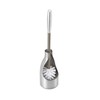 Polder Toilet Bowl Cleaner Scrubber Brush & Holder Caddy Set,