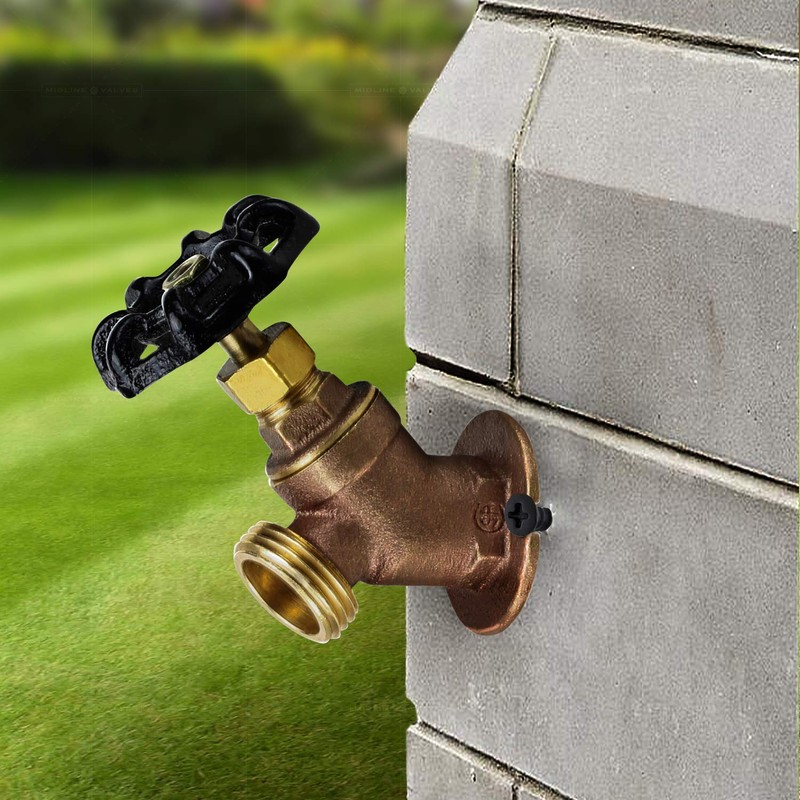 Everflow Supplies 4734-NL 3/4" Lead-Free Multiturn Sillcock With IPS Inlet