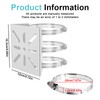 Mast Mount, Vertical Mast Mount 3 Loops Stainless Steel Corner