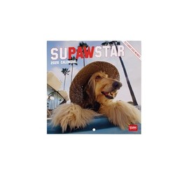 Legami - 2026 Wall Calendar, Supawstar, Small Wall Calendar, 12 Months and Year Planner in 6 Languages, Space for Notes, Zodiac Signs, International Holidays, 18 x 18 cm