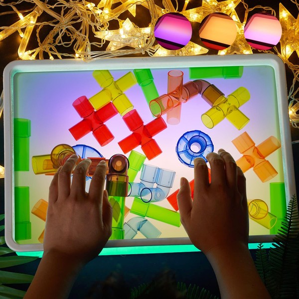 Yichushisu Light Table for Kids | Light Table Manipulatives Preschool