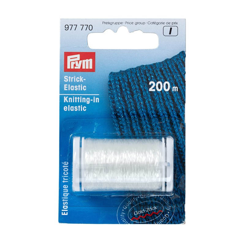 Prym - Prym Knitting-in (200 m) Transparent Elastic Thread Tape