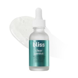 Bliss- Peeling líquido clarificante nocturno Clear Genius - 1 fl oz - Limpia los poros y exfolia la piel - No irrita