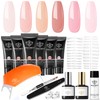 Modelones 6 Colors 8W Poly Gel Nail Kit with Nail