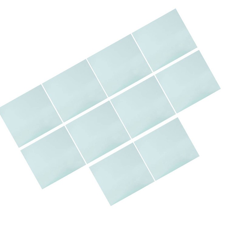 10Pcs 138x122mm Welding Helmet Transparent Protective Plate Spare Lens Industrial