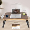 Zapuno Foldable Laptop Bed Table Multi-Function Lap Bed Tray Table