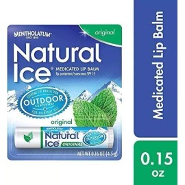 Natural Ice Lip Balm Original SPF 15 1 Each ( Pack of 3)