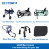 BECROWM 2 Packs Dog Car Travel Accessories - Door Seat