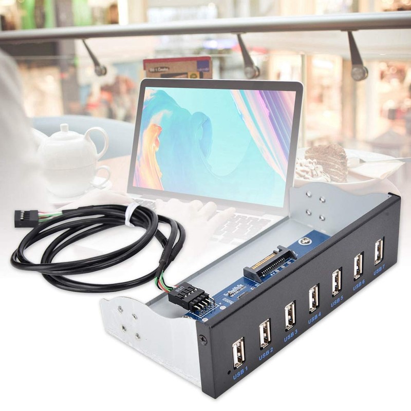 Fosa Unidad óptica del Panel Frontal, concentrador USB del Panel