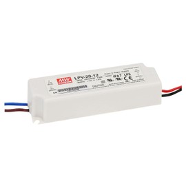 LED power supply 15W 5V 3A ; MeanWell, LPV-20-5 ; Switching power supply