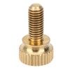 50Pcs Flat Knurled Thumb Screw Wring Round Head Pure Copper