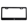 KA Laser Engraved Maserati Logo Mirror Matte Black License Frame