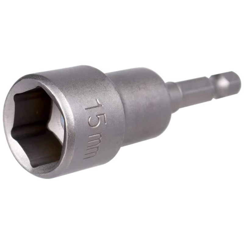 Gasea10pcs Magnetic Hexagon Socket, 6-15mm Nut Setter Driver Drill Bit