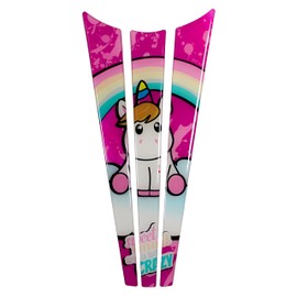 Tankpad Compatible with Kawasaki Motorcycle Gel Sticker Pink Unicorn X508952VA