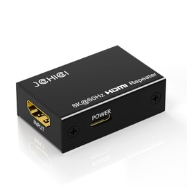 JCHICI HDMI Repeater 2.1, 8K@60hz HDMI Booster,HDMI Signal Amplifier Booster Up to 43ft (13M),YUV 4:4:4