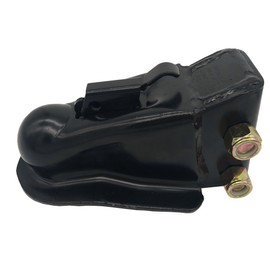 YEOPGYEON Trailer Coupler 2-5/16" Ball Size,Adjustable Trailer Coupler Capacity 14000 lbs, Black