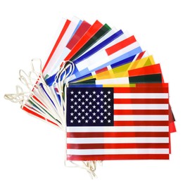 TOSPA Polyethylene Flags 20 Countries Consecutive Flags Made in Japan