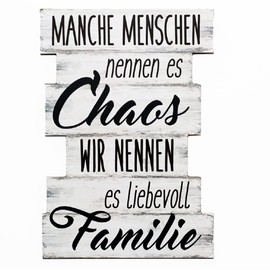 Bada Bing Plank Wall Signs (in German) Family Rules, House Rules, Chaos, Wall Pictures