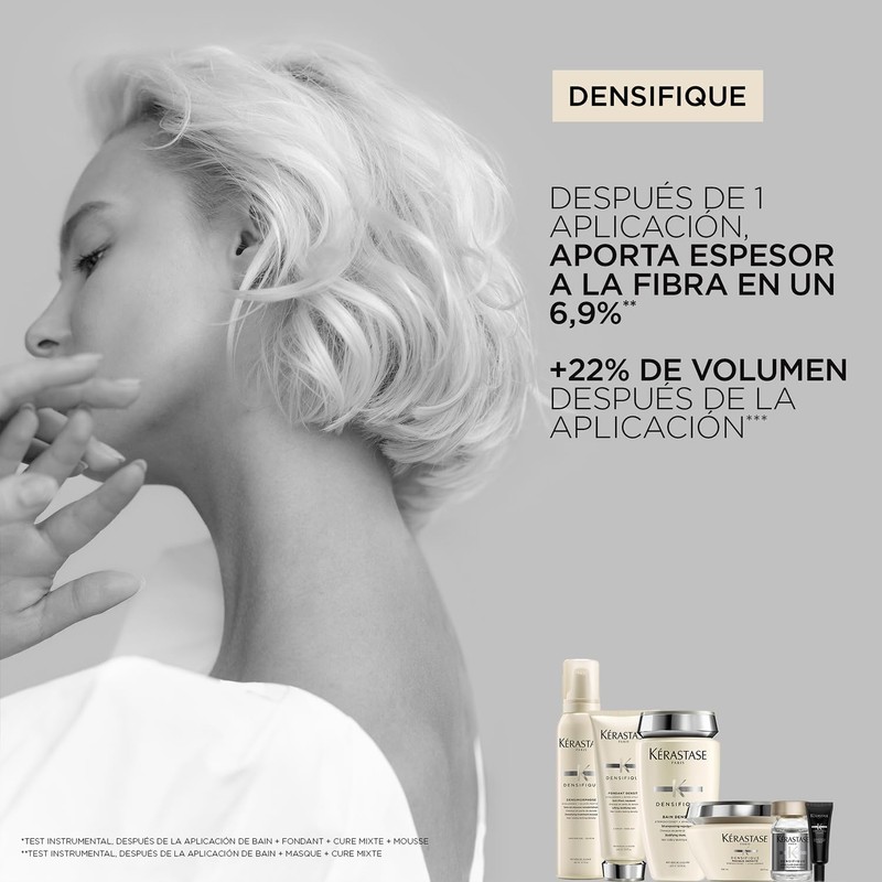 KÉRASTASE Bain Densité Homme Shampoo Densidad Hombres 250 ml