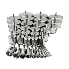 TUNEZ Diamond Hole Saw Drill Bits Cutters 4-21/64 inch (110MM) Electroplated Routers Bits for Marble Glass Ceramic Tile Opening