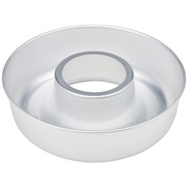Pentole Agnelli Family Cooking Pastry Big Savarin Mould with Tube, Diameter 28 cm, Aluminium Silver, One Size