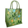Shared Earth Garden Print Jute Shopping Bag, 30 x 30