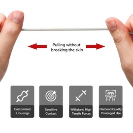 Drizzle 2PCS D-A93 Air Cylinder Magnetic Reed Sensor Proximity Switch Induction Switch - Compatible for CDU/CXSM/CY3B/MGTM - Wired with red LED Indicator