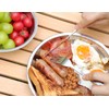 Lafuntar Camping Plate Bowl Cup Cutlery Set for 1, 8-Piece
