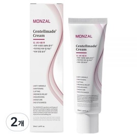 UnKnown Mongjal Centelmade Centella asiatica Cica Cream 2 pcs. 50ml 50ml x 2 pcs. / 몽잘 센텔마데 병풀 시카 크림 2개 50ml 50ml x 2개
